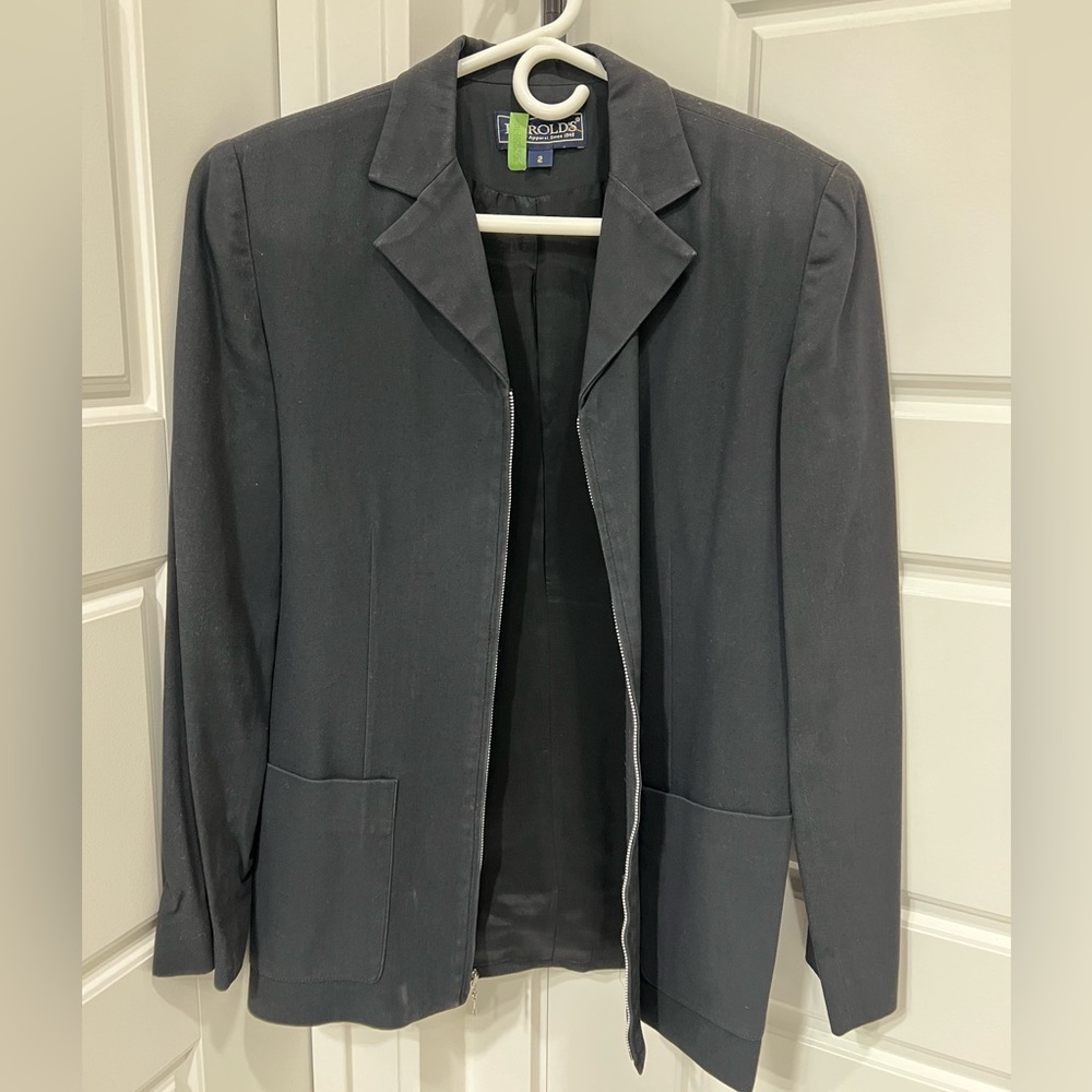 Vintage Charcoal/Black Blazer